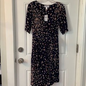 Motherhood maternity wrap dress